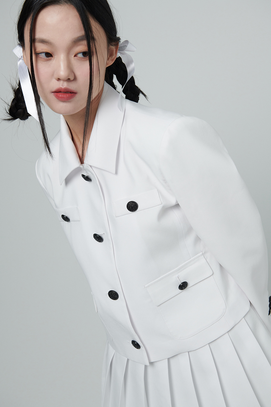 [4/7일 예약발송][ITZY 유나, 에스파, 태연, 레드벨벳 예리, 이유비 착용] Pleated tailored suit skirt